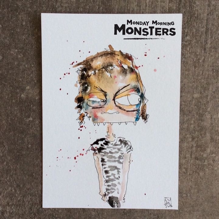Monday Morning Monsters from March 2017
-
-
-
-
#mondaymorningmonsters #mondaymorningmonster #mondaymorningfeeling #innermonster #innerbeing #illustration #drawing #monsters #cartoon #illustrationart #illustrationday #characterillustration #watercolour  #drawingoftheday