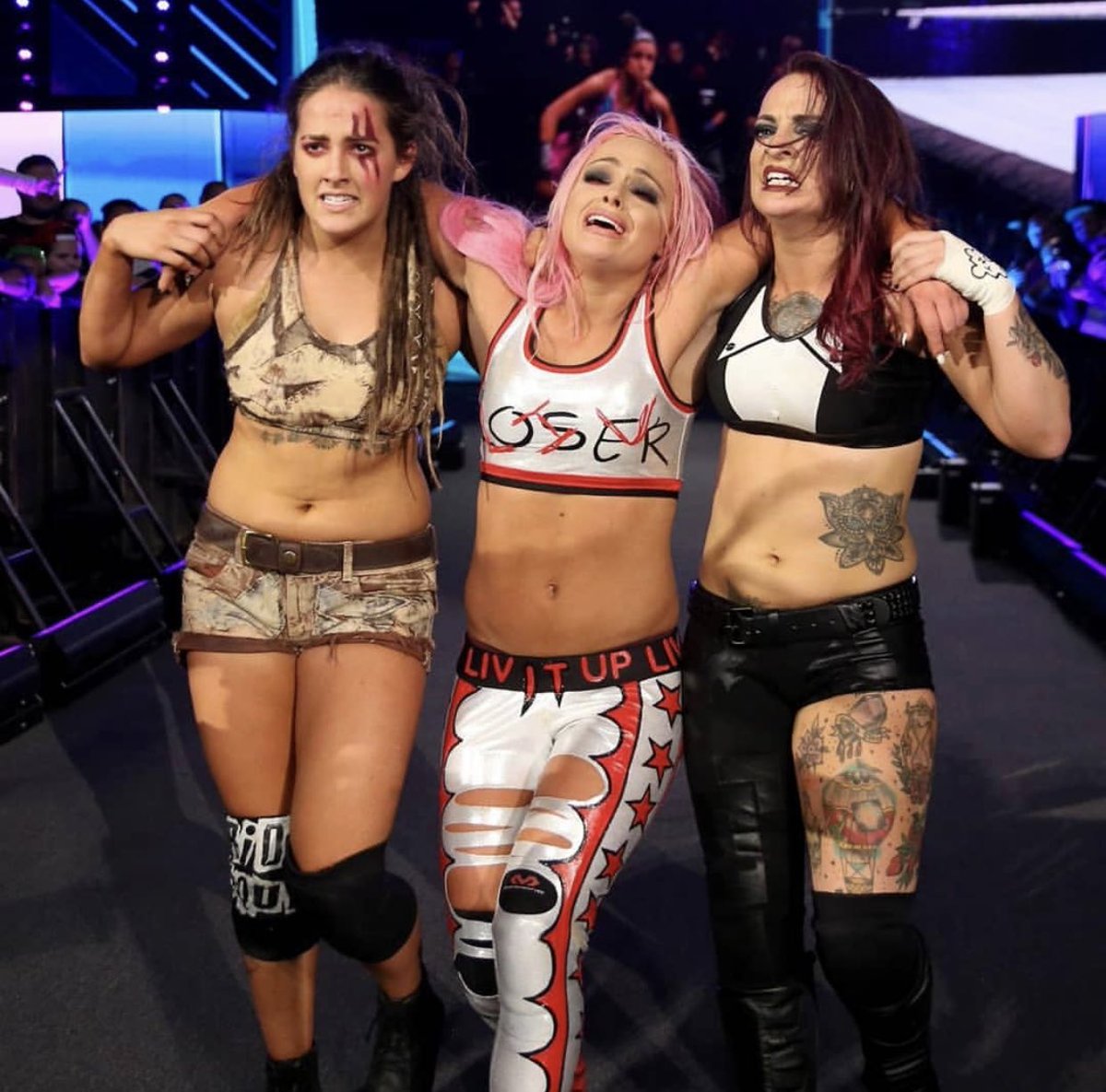RubyWithAKick's tweet image. Of course those losers /RUIN/ our moment. 

Evolution is change and I can promise you that after tonights loss, The Riott Squad will /CHANGE/ those threes faces another time and sooner than you think. 

     The RIOTT Squad always bounces back.