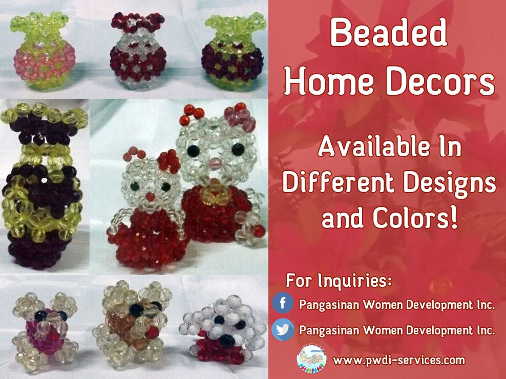 PWDIServices's tweet photo. These cute little home decors can make your desk even cuter. Its design is purely handmade and is available in different designs and size. Message us for orders

#PWDI #BeadArt https://t.co/15ZU3PDRiP