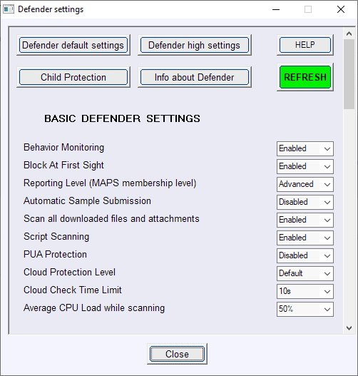 evanderburg's tweet photo. ConfigureDefender: Windows Defender configuration tool https://t.co/ccGiuTglV1 #Windows https://t.co/x77SQvaNgo