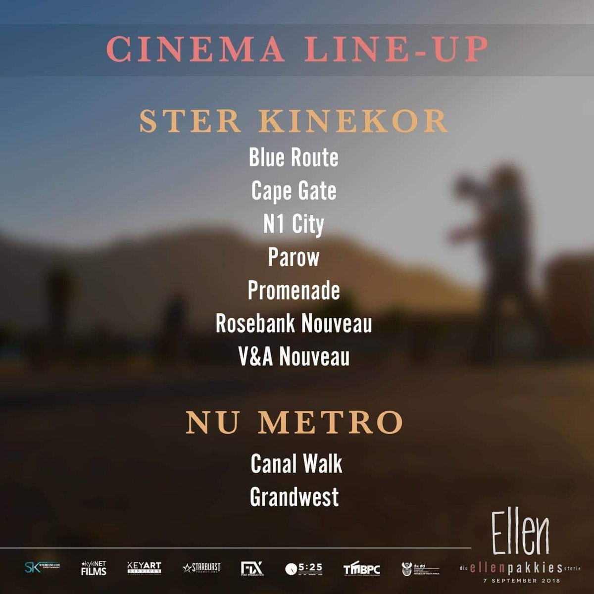 Director <a href="/DaryneJ/">Daryne Joshua</a> made sure that every shot was done with precision during the filming of Ellen, #TheEllenPakkiesStory 

The real-life story of #EllenPakkies can still be seen on the big screen at any of these participating <a href="/sterkinekor/">Ster-Kinekor</a> and <a href="/numetro/">Nu Metro</a> cinemas. 

#SupportLocal