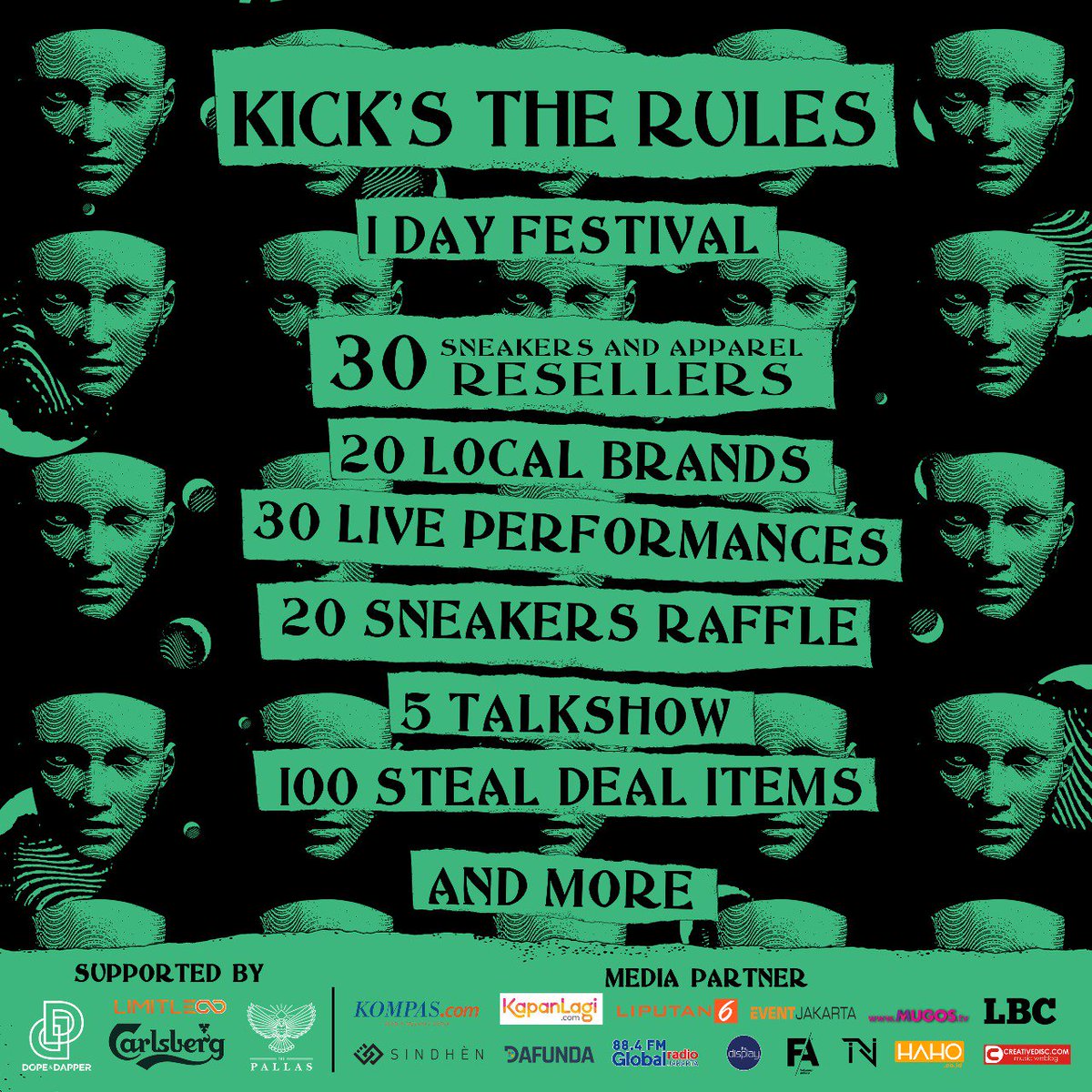 thedisplaynet's tweet photo. #Solevacation x THE PALLAS ALL IN present “Kick’s The Rules” | A sneakers party &amp; local brand exhibition with Hip Hop culture | 3 Nov | The Pallas, SCBD, JKT | @kemalpalevi @yacko Iwa K and many more | Presale: 100K - OTS: 150K | Media partner: The Display https://t.co/8Q1uqS9QUZ