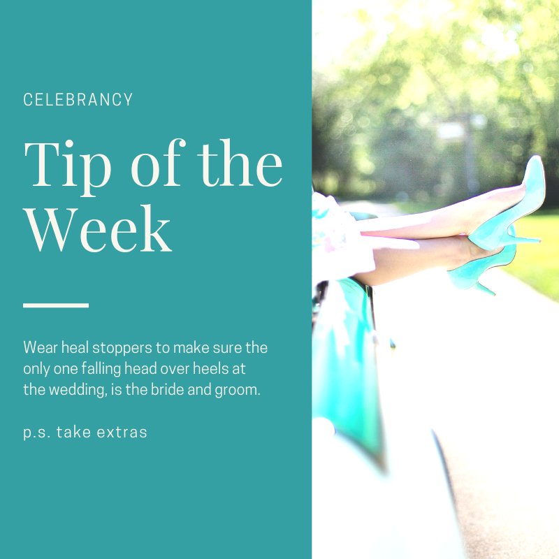 rosetraining's tweet image. #TIPOFTHEWEEK

Have you ever tripped head over heels for the someone?😲😜💫

Our head celebrant trainer knows all about the pitfalls when it comes to wearing heels at a wedding. 

Check our TOP TIP for Marriage Celebrants when it comes to heel stoppers! ow.ly/D1Rl50jwCgt