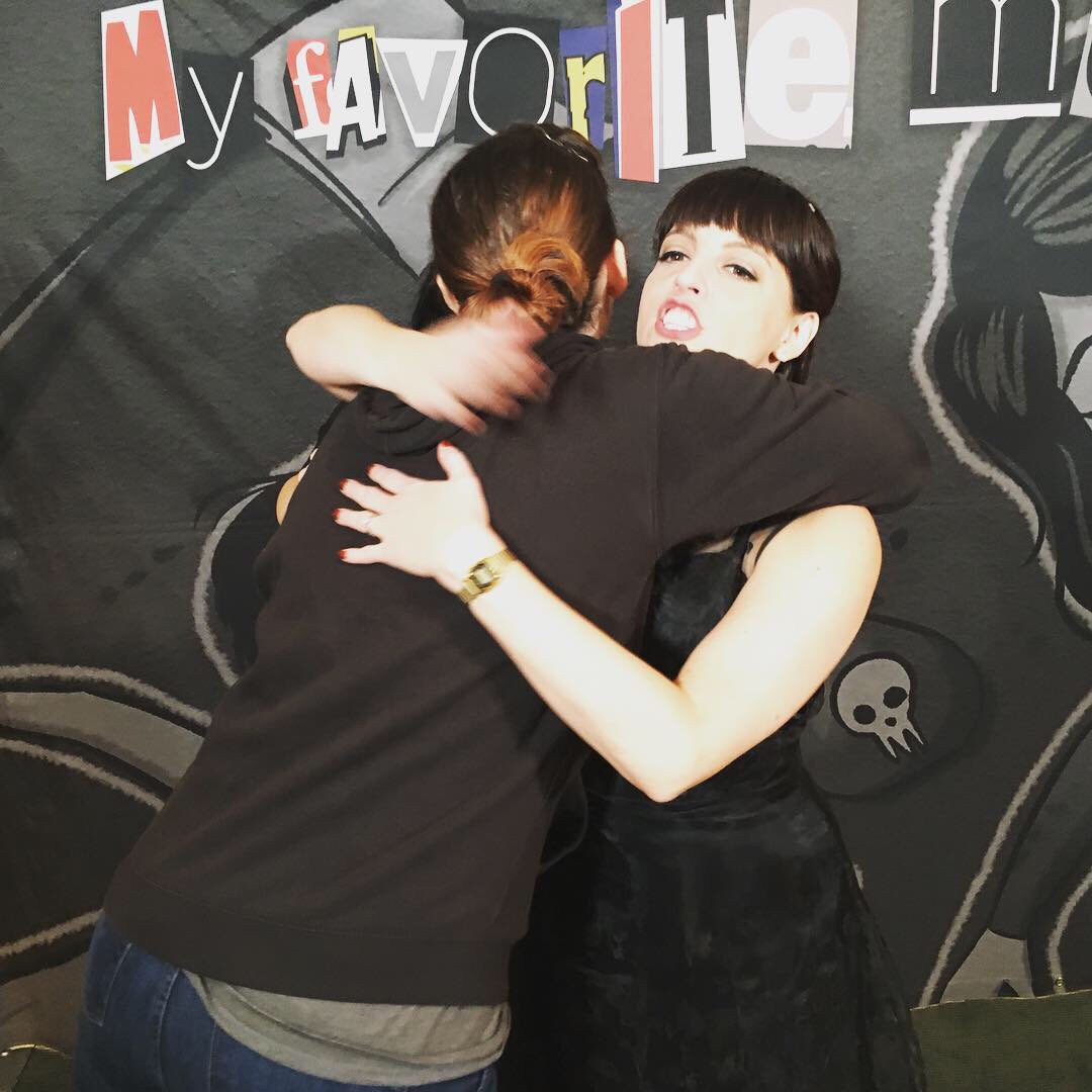 quarantwinning's tweet photo. Today was take your favorite podcast to work day and it was fine. Everything is fine. @MyFavMurder https://t.co/t1bKSo7eGq
