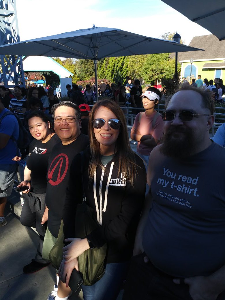 size16s's tweet image. Truly one of the best days I've had. Thank you to this awesome group for making the end of #TwitchCon18 something special @Astara @Gatchaman97 @Anchor654 @timrwit