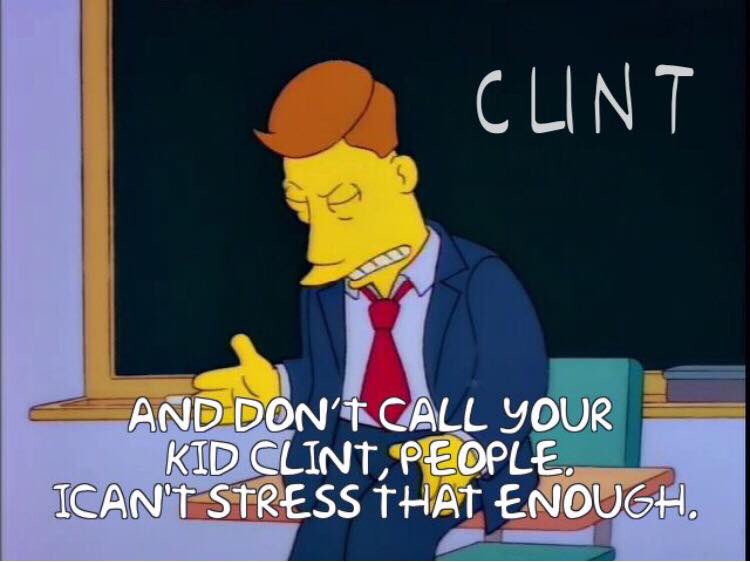 bacon_ninjette's tweet photo. #ILoseMyselfWhen there’s too many people named Clint and millennials who can’t use legible handwriting. https://t.co/Ap6UrcXpb3