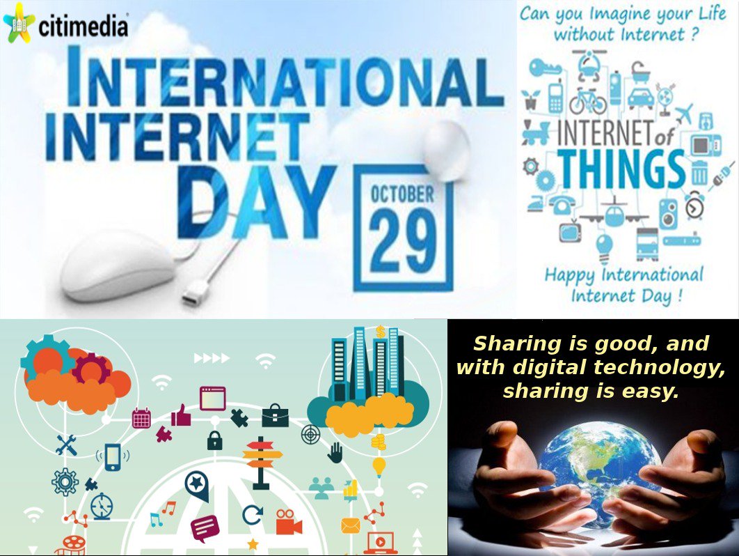 TeamCitimedia's tweet photo. @TeamCitimedia  wishes this ##day...#Very #important for #everyone 's #life. 
#InternationalInternetDay .How essential it is to be #Online everyone knows.👍😀. Please, #Share your #VIEWS. #Digitalization is one of the #successful  #trendsetter of #InternetDay.👍 https://t.co/Q7fTO1prKd