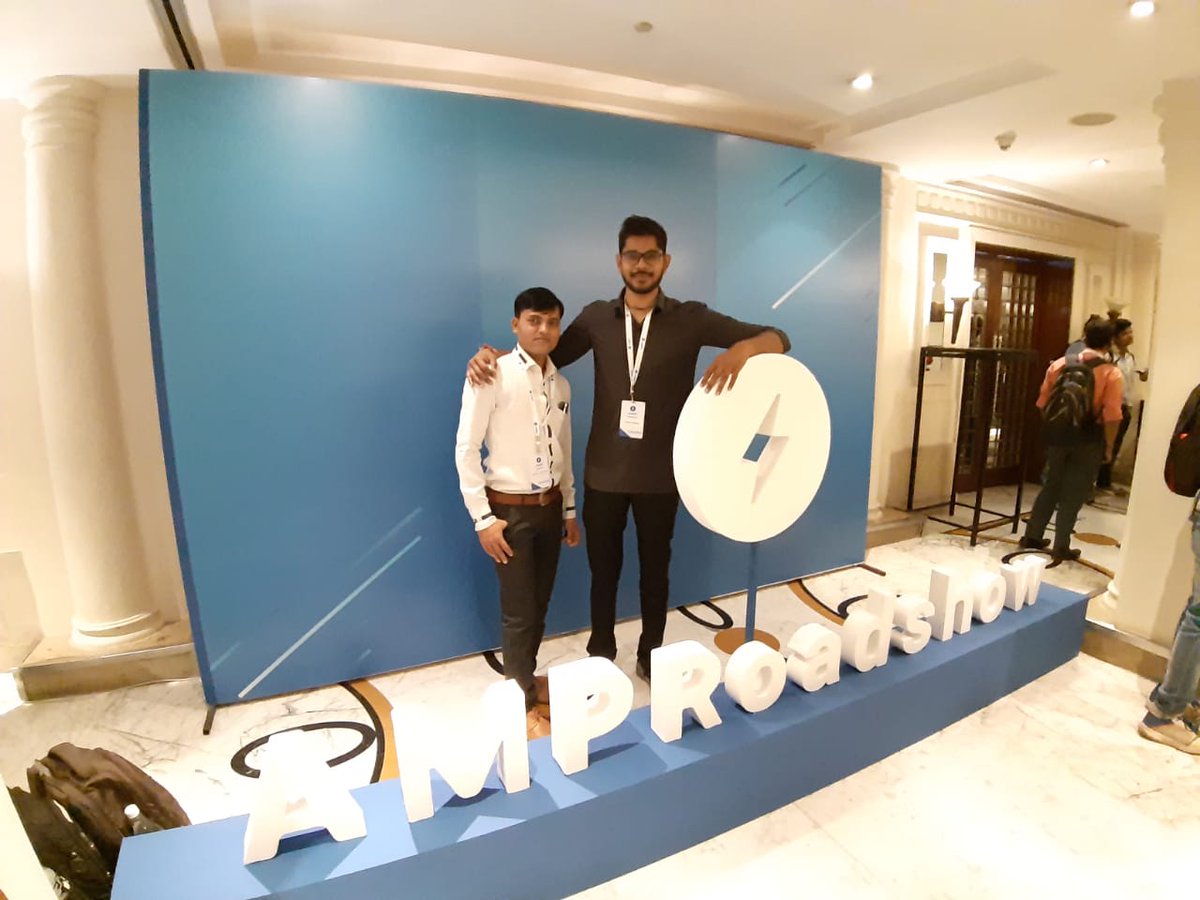 seoharesh's tweet photo. Attending #amproadshow at @Mumbai https://t.co/i8cSXNUugy