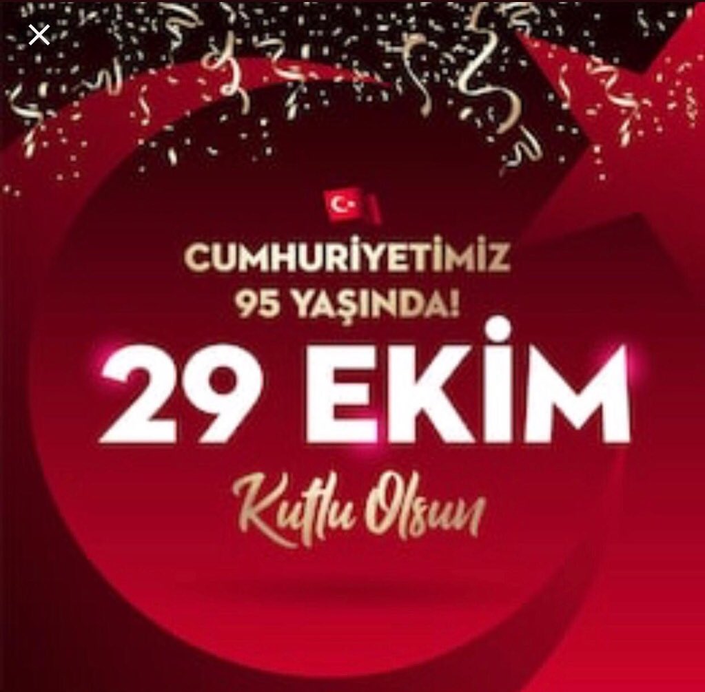 Cumhuriyetimizin 95. Yılı Kutlu Olsun. 
#29Ekim1923