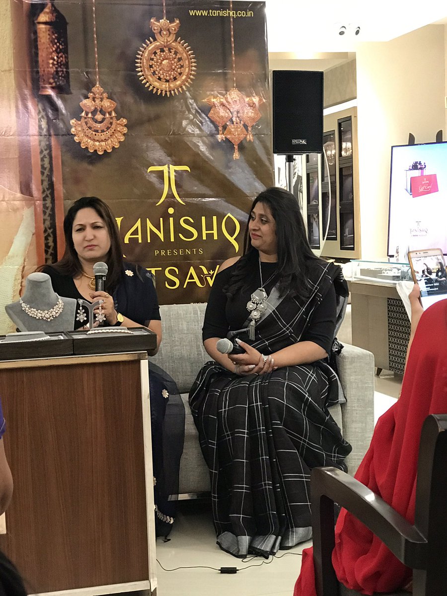 Fun and informative session @TanishqJewelry in association with @mymomspresso #tanishqwalidiwali #utsavabytanishq