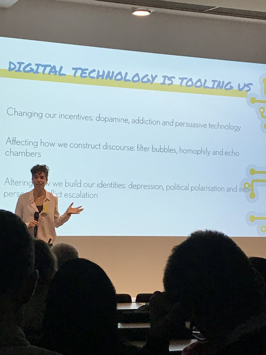 BrandonHamber's tweet photo. Technology is not just a tool but is tooling us, it is changing human experience and needs our attention @HelenaPuigL @howtobuildpeace @CDPB_NI @INCOREinfo @UlsterUni #PeaceTech https://t.co/w8momVBzxR