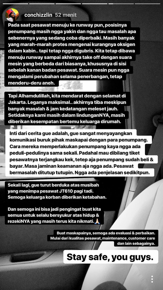 Unggahan Conchita Caroline