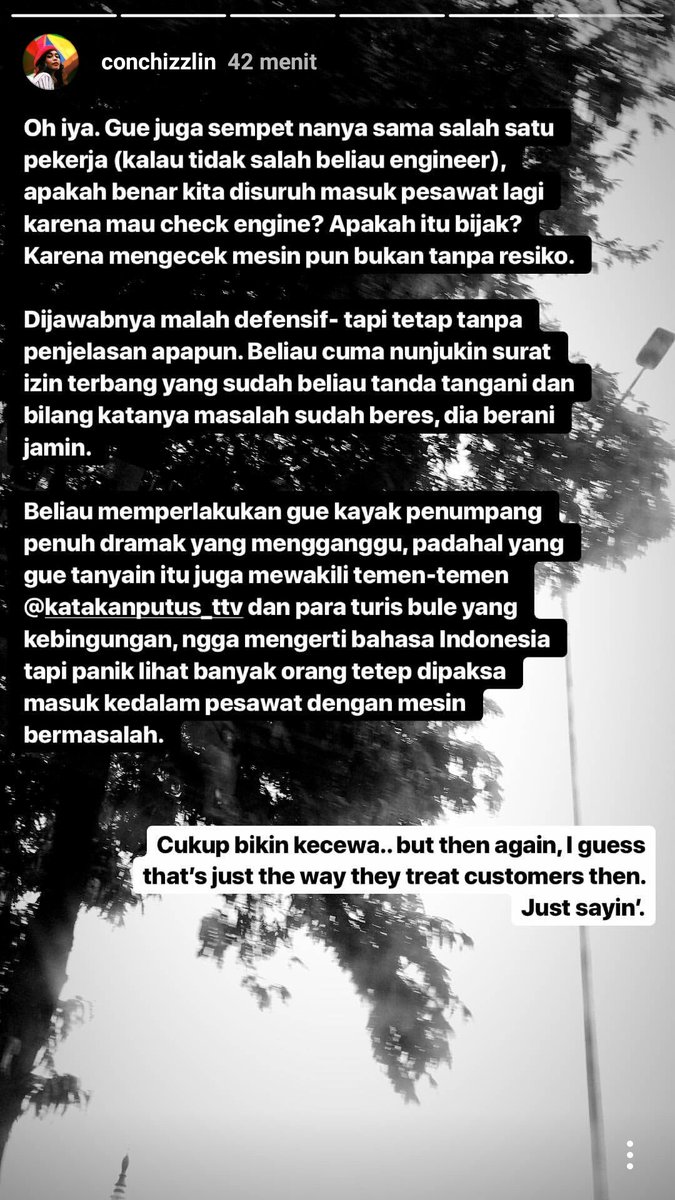 Unggahan Conchita Caroline
