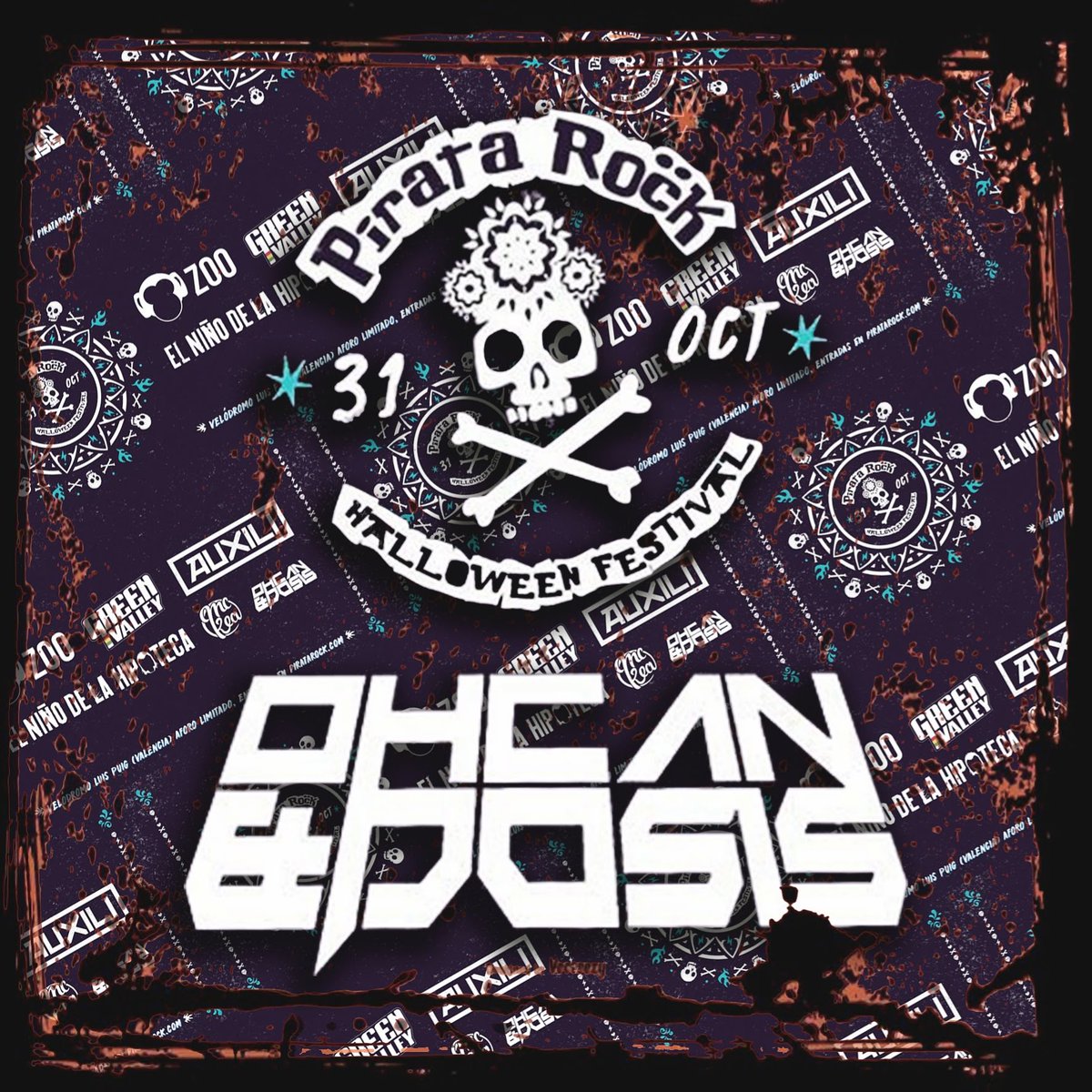 Ya no queda nada para Halloween! 🧟‍♂️👻🎃 
Nos vemos en el Velodromo Luis Puig (Valencia)
Mas informacion en @PirataRockFest