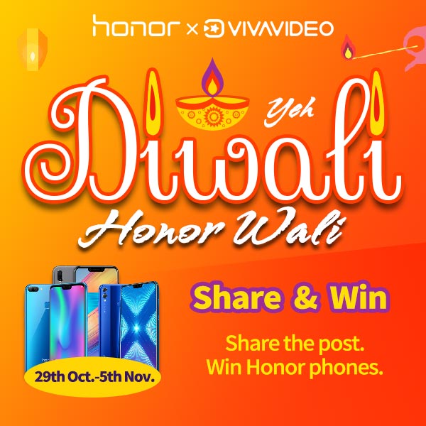 vivavideoapp's tweet photo. 💰GIVEAWAY TIME(India Only)!!! 
🔥Retweet this post for a chance to win an Honor Phone!📱
Yeah, it's that simple! Ends on Nov.5. Good luck! 🍀 https://t.co/WscM30nrzx
