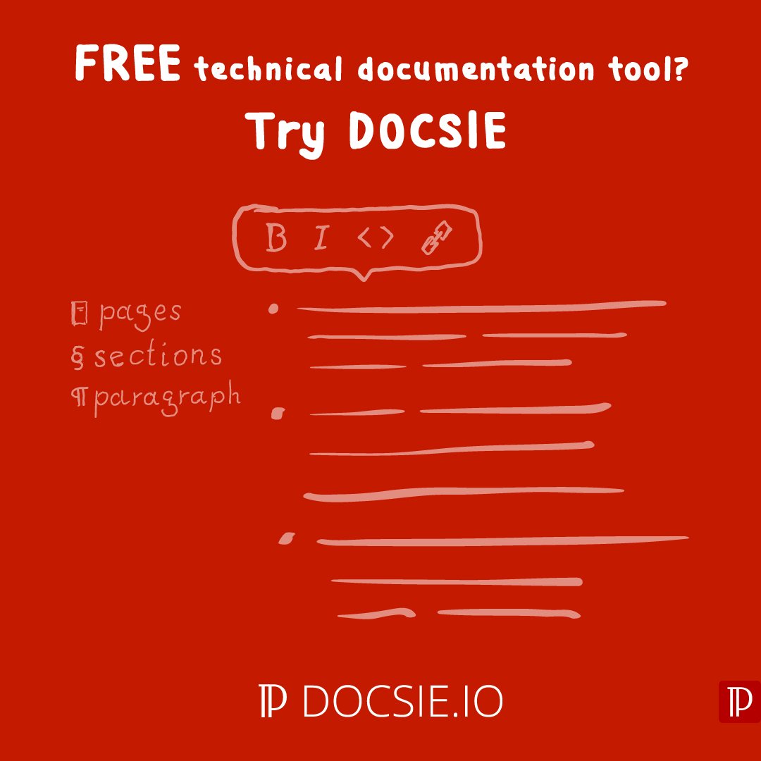 likalo_llc's tweet image. If you need a free tool to manage technical docs, give docsie.io a try!
.
.
#easydocseasylife #contentmanagement #Softwaredocs #dynamiccontent #content #cms #docsie #documentation #readme