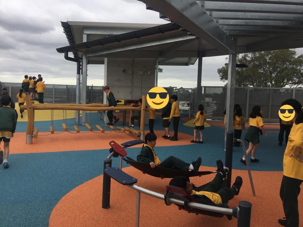 A successful visit from the Hon. Minister Rob Stokes <a href="/HomebushWestPS/">Homebush West</a> visiting our new building ‘The Bow’ &amp; Ss proudly showing their rooftop playground. <a href="/mserafim1/">Maria Serafim</a> <a href="/RoxannePicoaga/">Roxanne Picoaga</a> <a href="/dizdarm/">Murat Dizdar</a>