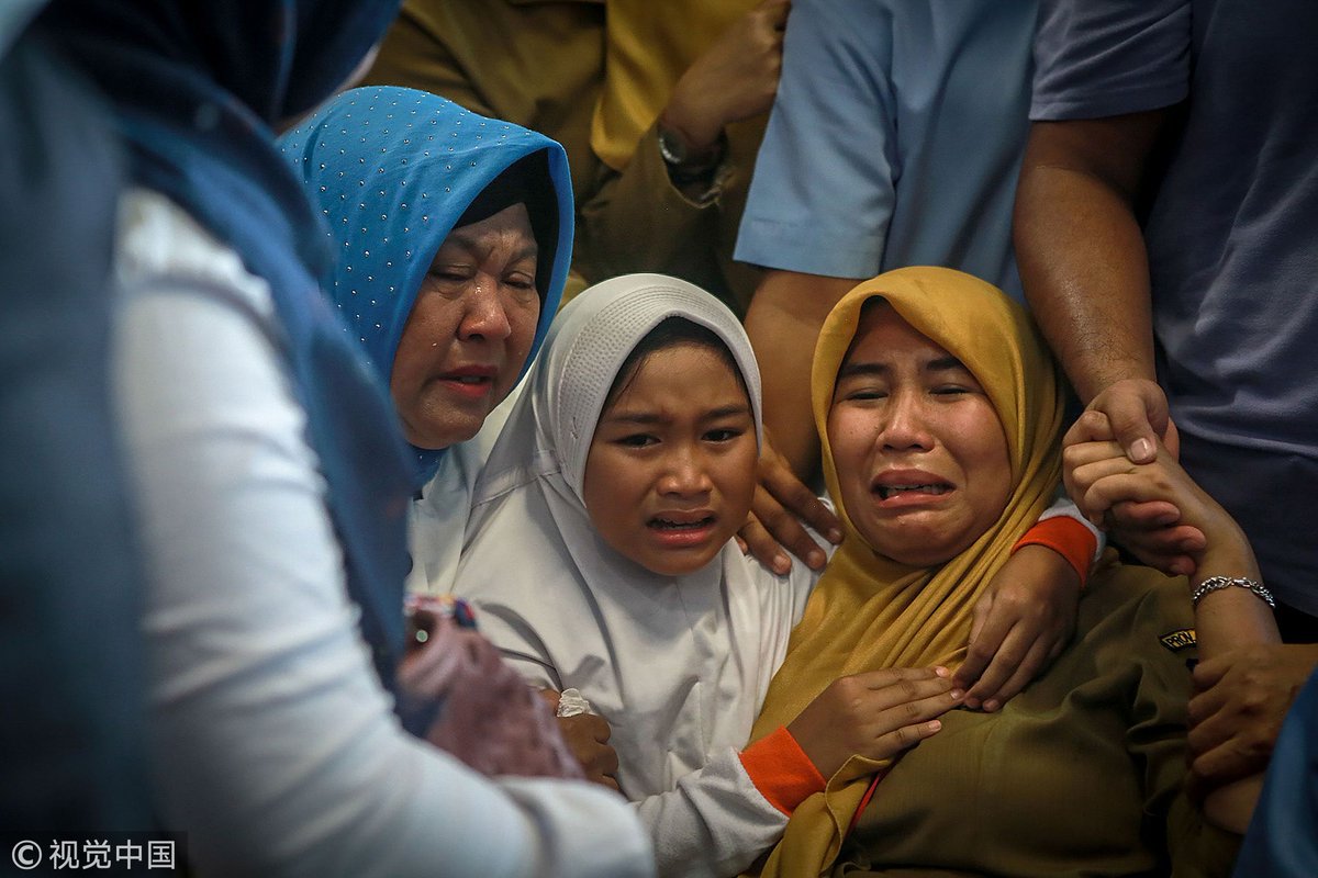 CGTNOfficial's tweet photo. #UPDATE  No survivors found from crashed #LionAir flight #JT610, says spokesperson from Indonesia's National Search and Rescue Agency https://t.co/13JaBc5zYf