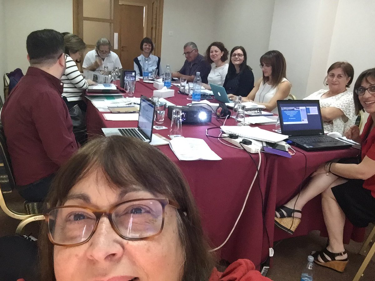 Kick off meeting of #IENE8 in Cyprus. Topic: Refugee parenting in transit. Will vlog about it with more details later.