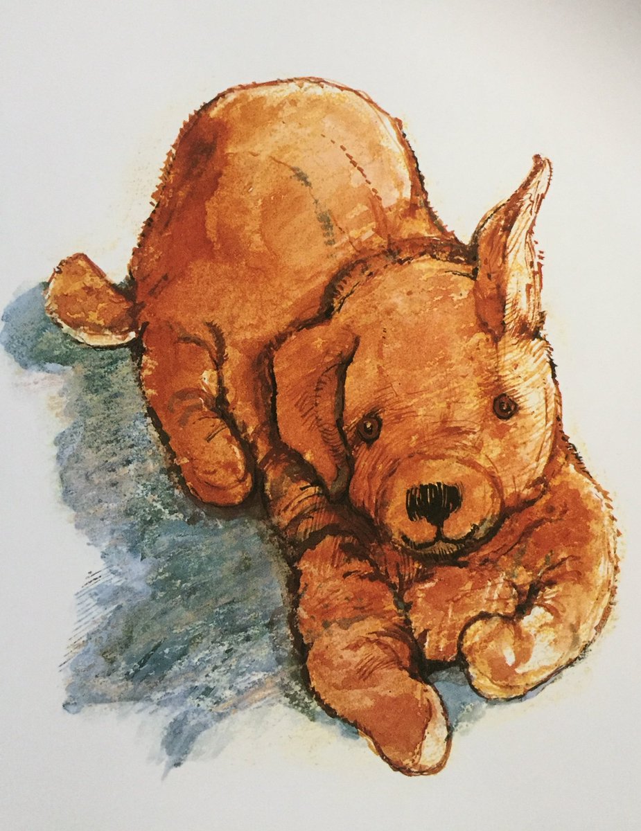 ShirleyHughes_'s tweet image. Once there was a soft brown toy called Dogger. One of his ears pointed upwards and the other flopped over. His fur was worn in places because he was quite old. He belonged to Dave.