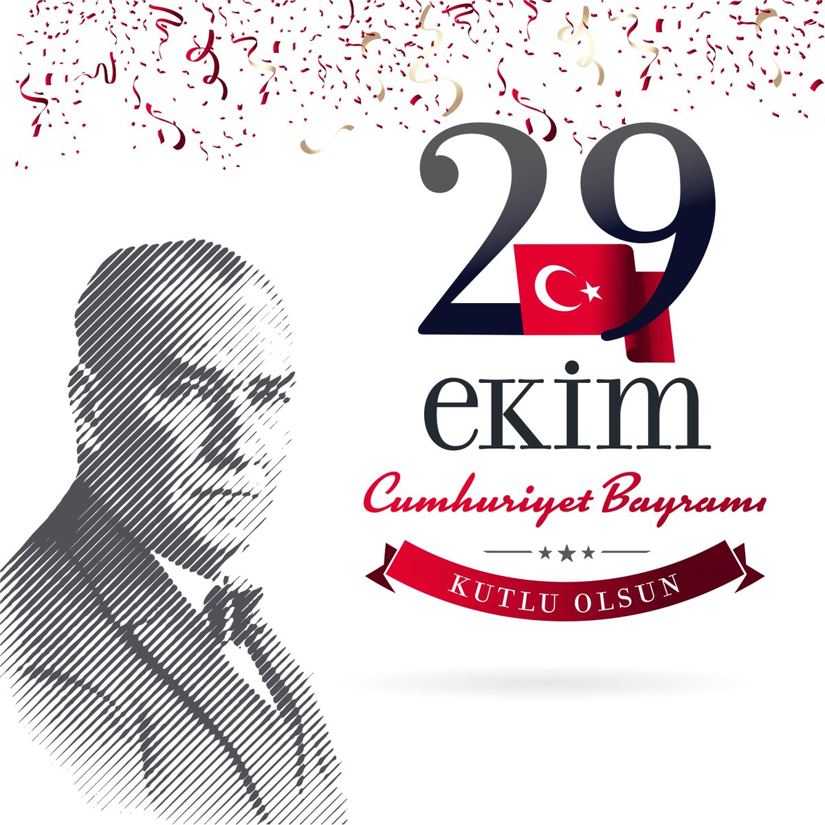 Kelimelere sığmayacak kadar büyük emek ve fedakarlıklarla elde edilen Cumhuriyetimizin 95. yılı kutlu olsun. Atamıza ve bize güzel ülkemizi hediye eden tüm kahramanlarımıza sonsuz müteşekkiriz.