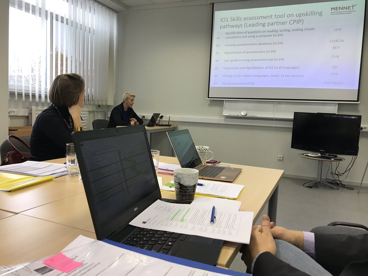 onprojects_es's tweet photo. #MENNET kick-off meeting has just started #ErasmusPlus #Adult #Education #Upskilling #Mentoring https://t.co/oZg7qzG93A