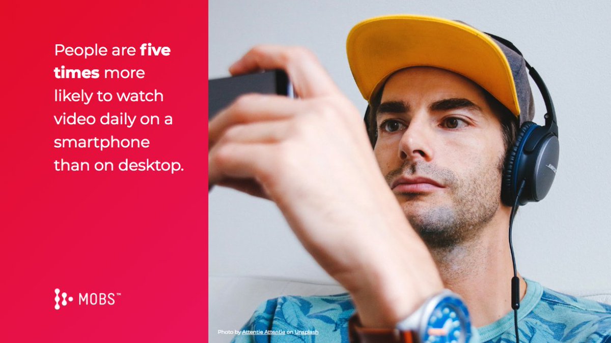 MobsVideo's tweet photo. . @SproutSocial says people are five times more likely to watch #video daily on a smartphone than on desktop. #Mobs is developing a kickass mobile video app that offers brands the opportunity to get #UserGeneratedVideos from people https://t.co/sNOYAFhJ8L #videomarketing #crypto https://t.co/VXtQj9RElK