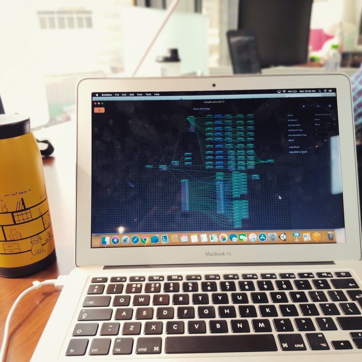 storiesstudio_'s tweet photo. Behind the scene of @buildboxcom game development engine. 

Deep Blue Dump 🥇

Releasing world wide on App store and Playstore soon.

#deepbluedump #gamedev #bahrain #musathegame  #thestoriesstudio #indiegame #mobilegame #startupbahrain  #startup #entrepreneur #gameprogrammer https://t.co/totVYYizwa