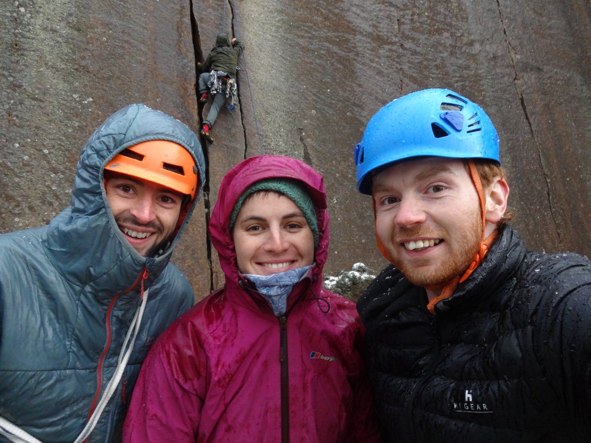 LukeBlazejewski's tweet photo. Lovely day #climbing at #MillstoneEdge near #Hathersage yesterday. Although the weather wasn't always bright blue skies... https://t.co/x7VVsBk9js