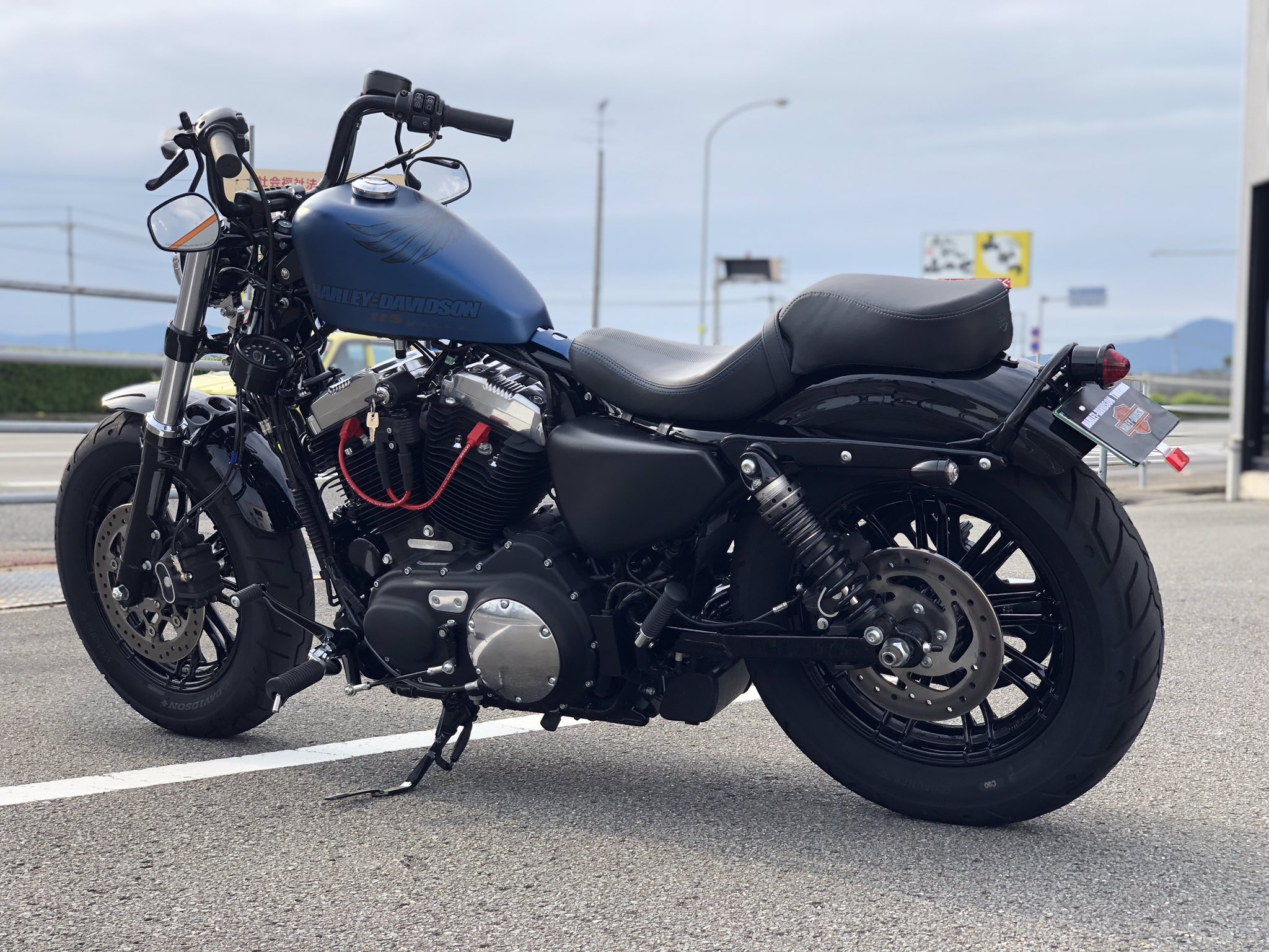 ハーレーダビッドソン タンク 青 For Sale XLH883 : SHIUN CRAFT WORKS のブログ