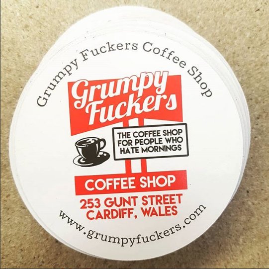 Genius

We love these stickers we printed for <a href="/GrumpyFuckers/">GrumpyFuckersCoffeeShop</a> 

#mondaymotivation