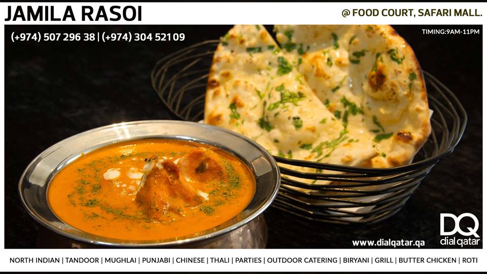 DialQatar's tweet photo. Welcome! to our family! Jamila's Rasoi
TIMING: 9 AM - 11 PM 

#Briyani #Butterchicken #Tandoori #Mughlai #catering #Northindian #parties #roti

#DQ - #Dial #Qatar an #initiative of @Zovvo_Tech
#go_digital #go_zovvo #digital #diagitalmarketing #seo #smo
#branding #promotions https://t.co/v89XUXqxeg