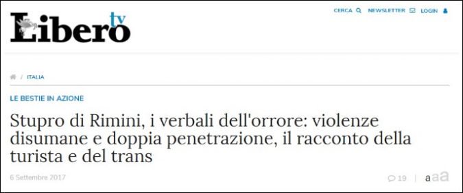 Apndp's tweet photo. Il signor Magyar_Barat
@Balatonlelle_67 scrive :"In risposta a .@Apndp, .@OGiannino e .@faustagf
E dei quattro che violentarono la ragazza polacca a Rimini? Dimenticati anche quelli?".
Oh no: di quello abbiamo saputo tutto, ma proprio tutto.
Mi stia bene #talskshit #shitpress https://t.co/7OjmScuoDH