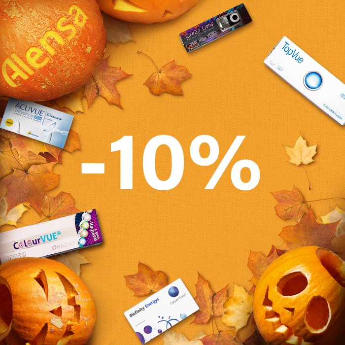 alensa_ee's tweet photo. Viimane võimalus säästa kontaktläätsede ostmisel! Kas vajad värvilisi läätsi Halloweeniks või lihtsalt vajad uusi läätsi? 7 päeva jooksul meil kehtib -10% soodustus kogu sortimendile! 

Soodustuse kasutamiseks kasuta koodi "scary10" või kliki siin ➡️ https://t.co/XA9Ab7doHR https://t.co/qNxWnyC3a7