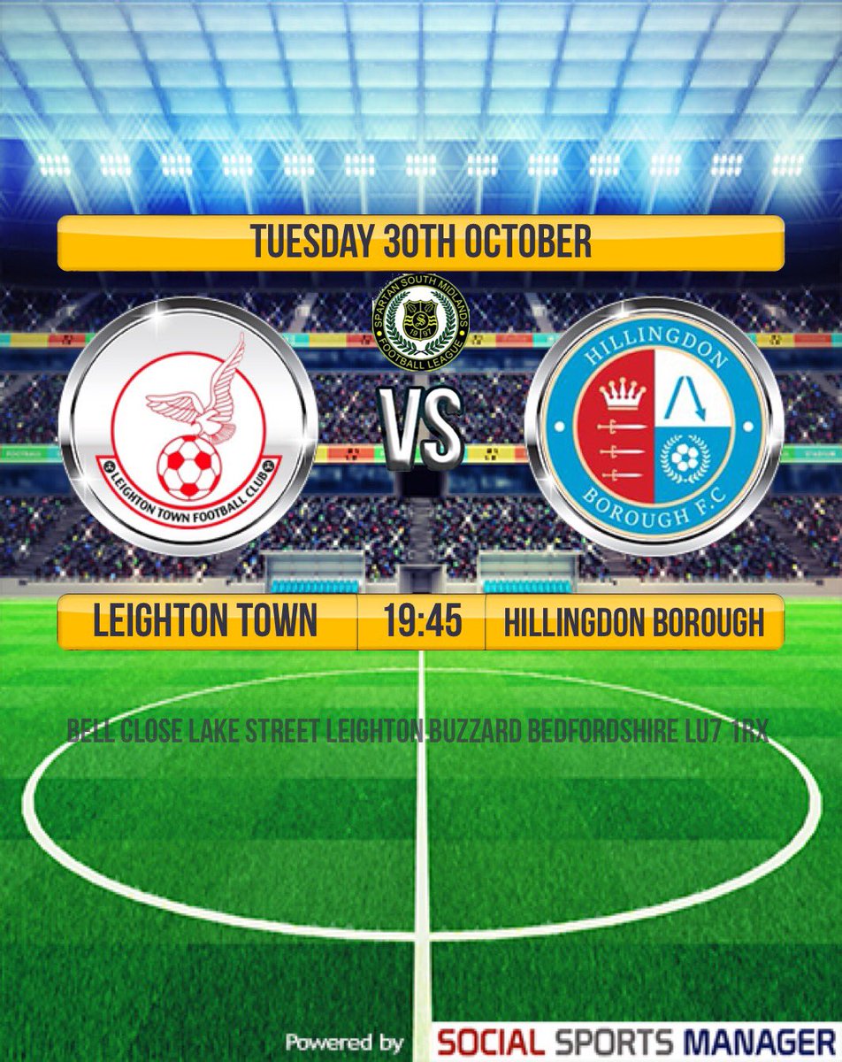 We are back in the action tomorrow evening against Leighton Town Fc.