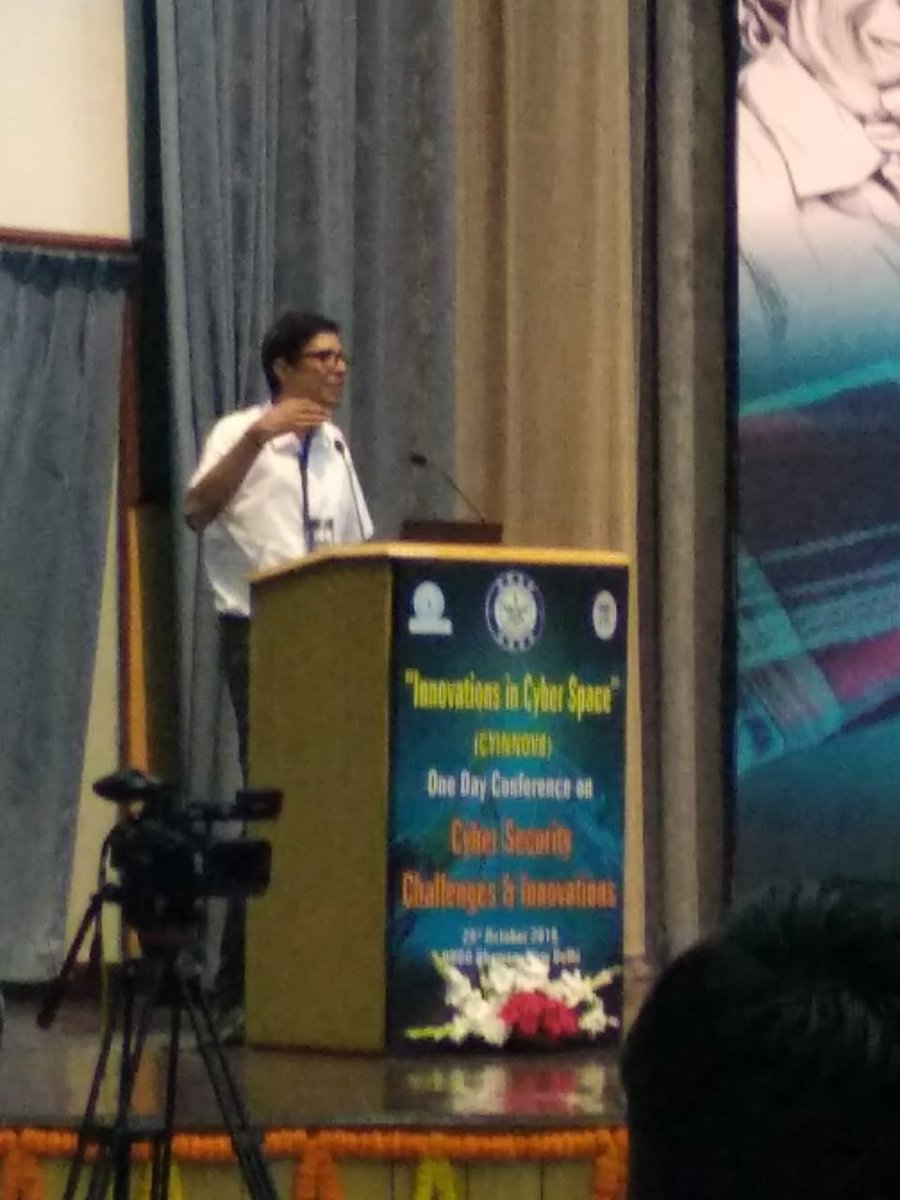 CInnov8's tweet photo. An aritculate speech on "The Innovations Towards Self-Sufficiency in Computing" by Dr. V. Kamakoti, IIT Madras @CyInnov8. 

@DRDO_India
@cyberpeacengo 
@CInnov8 
@VJTI 
@iitmadras https://t.co/lsZAK4kQdT