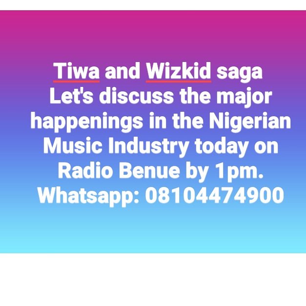MICMIKE18's tweet photo. Let's discuss the saga. Is this nonsense of or entertainment. Join the live stream via https://t.co/TlbMVWMa9q  @TiwaSavage @wizkidayo https://t.co/xlexob9u3p