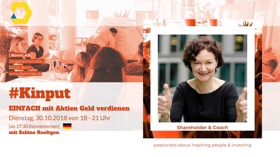 joscchh's tweet photo. Du möchtest wissen wie Du dein Geld in Aktien investieren kannst?
Genau das lernst du morgen im @BonnLAB beim @KAINGAcommunity #Kinput von @SabineRoeltgen.
Meine Kontakte / Nicht-Mitglieder bekommen mit dem Code ein Freiticket:
09_SABINESeinladungYEAH
https://t.co/VCqC4SQTVi https://t.co/Pgv7HLUqik