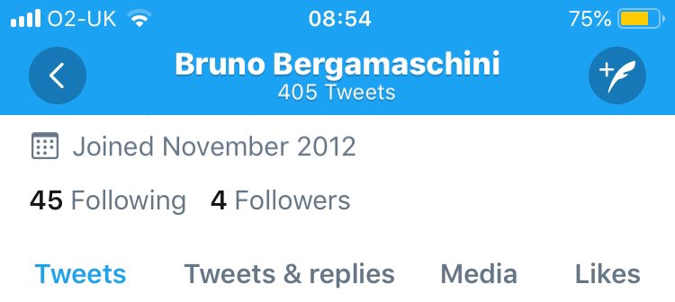 @BrunoBergamas @dino_modugno @GabriellaSavini @emanuelefiano Ultimamente sti troll saltano fuori come i funghi... 400 tweet in 6 anni