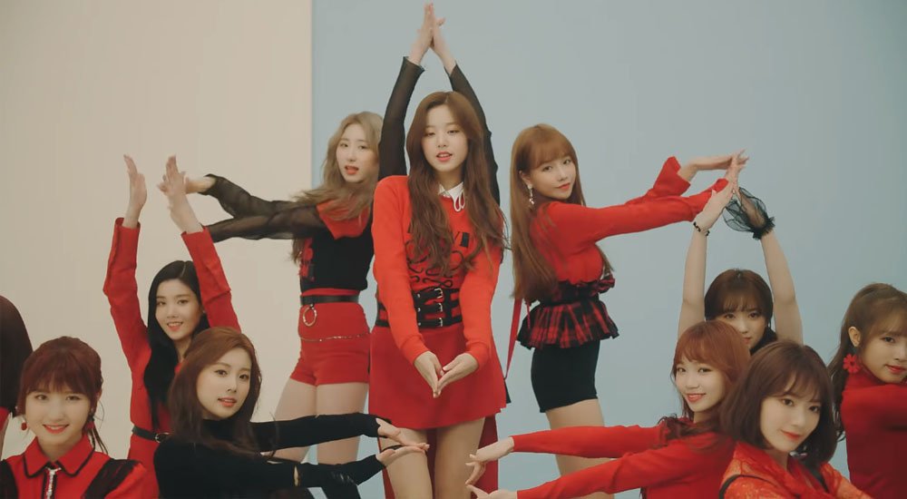 Allkpop Produce 48 Group Iz One Makes Their Debut With Adorable La Vie En Rose Mv T Co Tjdoqkqshd