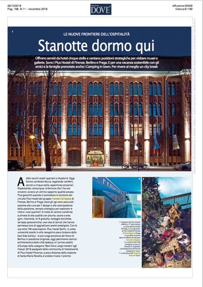 HumanCompanyOff's tweet photo. Sul numero di novembre di @DoveViaggi parlano di noi. https://t.co/w932HvL6ZY