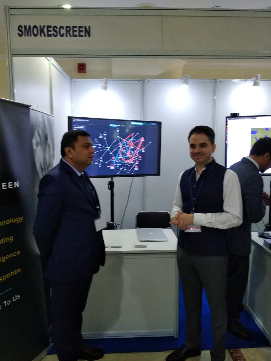 CInnov8's tweet photo. #Meetstartups @CInnov8 
Detect, Deflect &amp; Defeat #CyberCrime with @SmokescreenTech @CInnov8 
@DRDO_India 
@VJTI 
@cyberpeacengo https://t.co/2MkYke1ceD