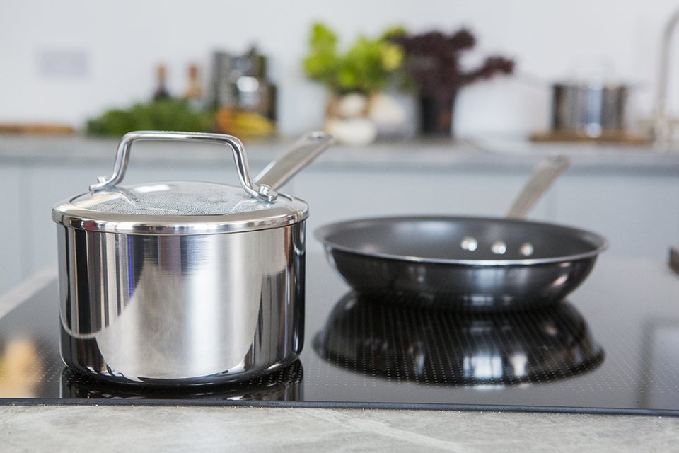 Anolon Authority Multi-Ply Clad has durable three-ply construction and an aluminium core between layers of stainless steel for efficient heat distribution throughout the pan. Suitable for use on all stove tops. Shop the full range online now... anolon.co.uk #cookware