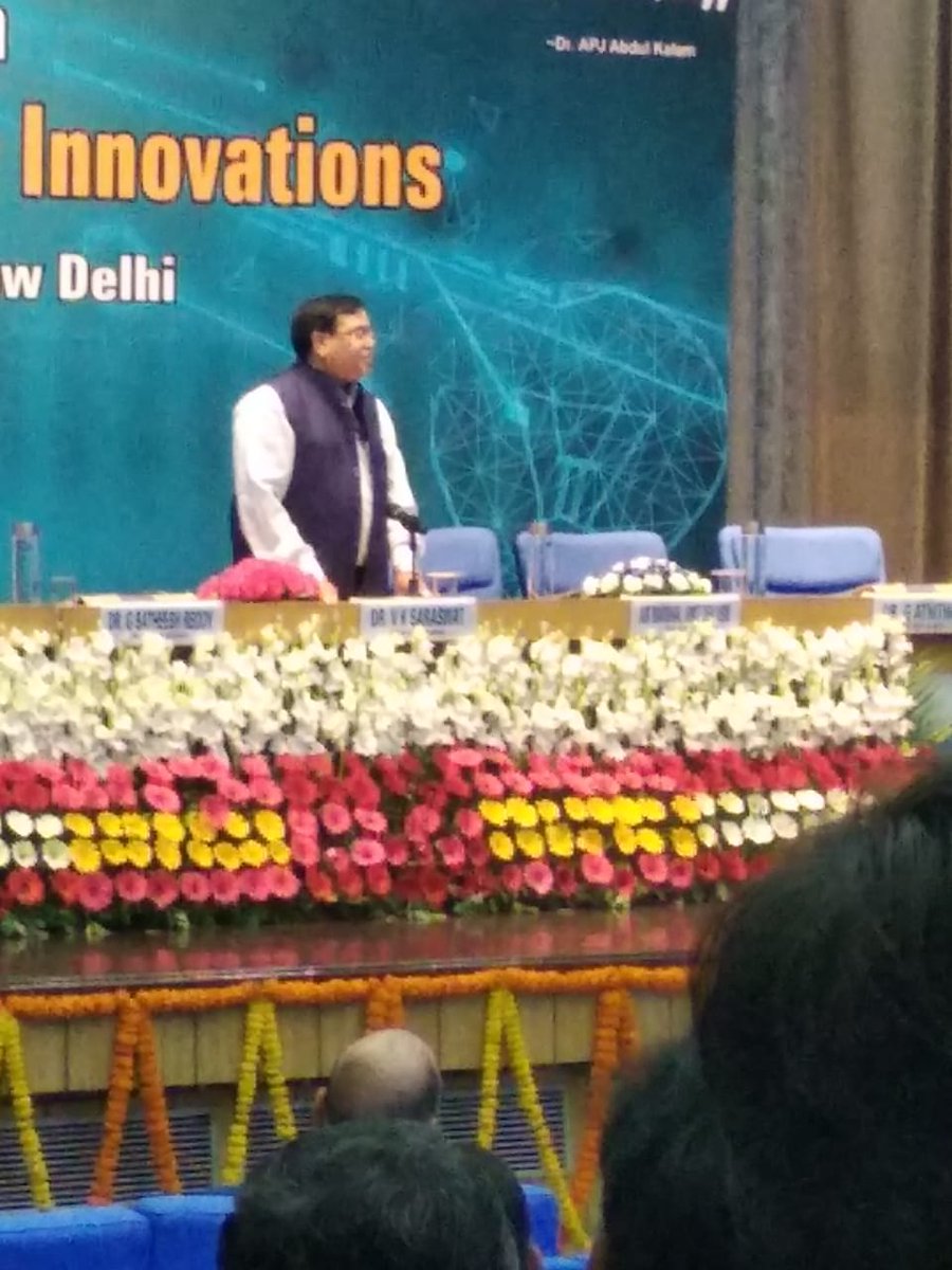 CInnov8's tweet photo. Plausible answers by Dr. V. K. Saraswat, Hon'ble Member Niti Aayog.
1)Foundational education about #CyberSpace should be added to the curriculum of the institutes.
2)Indegenous hardware is needed for the development of a #Secure #CyberSpace .
@DRDO_India 
@cyberpeacengo
@VJTI https://t.co/OJOPRpU2Aq