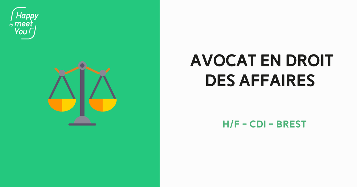 HtmyFR's tweet photo. ⚖ #Recrutement | Vous souhaitez intégrer un #cabinet moderne en pleine #croissance ? Vous avez de bonnes capacités #relationnelles ? 🙋♀️ Alors devenez #Avocat en #Droit des #Affaires chez @Bretlim_Fortuny ! Pour postuler ➡ https://t.co/Xpez3DC2Kh #i4emploi #Brest #justice https://t.co/rpyGdDM7PZ
