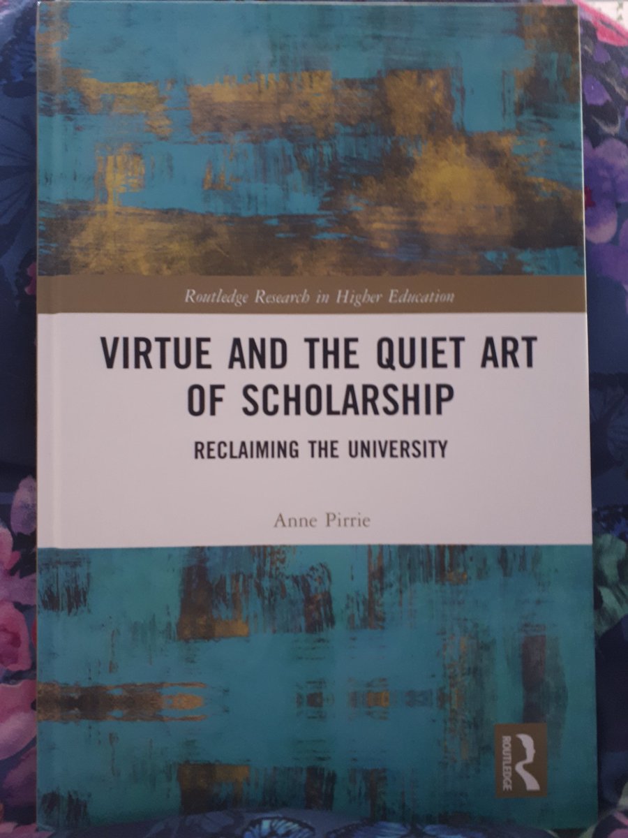 Very excited to read this book now that it's been published and launched, well done @A_Pirrie 😊🍾#philofed #epistemicvirtues #scholarship