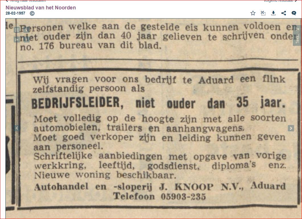 boebelsha's tweet photo. 1957: toen #discriminatie nog heel gewoon was #Groningen #Geloof #Aduard https://t.co/MgENn0cY9y