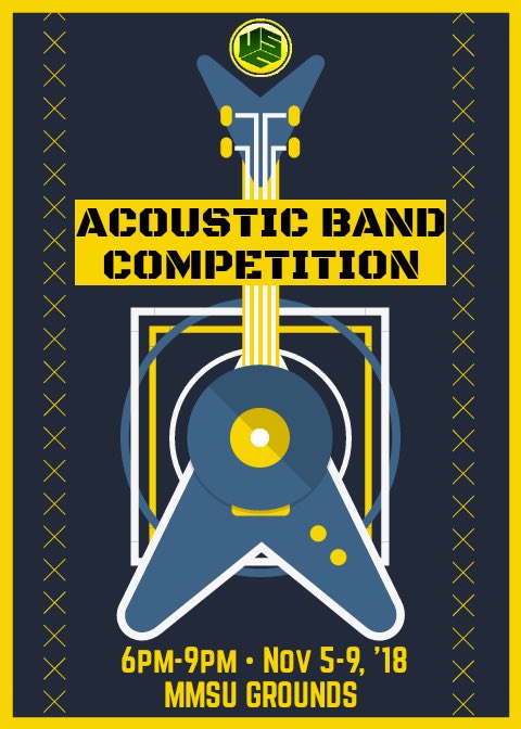 USCMMSU's tweet photo. REGISTRATION IS NOW OPEN!

Join us in this year's edition of the Acoustic Band Competition.

The Guidelines for the said competition is in the USC FB PAGE.

For inquiries, just call/text 09456758045 or leave a personal messagez https://t.co/SqcV8UhSb4