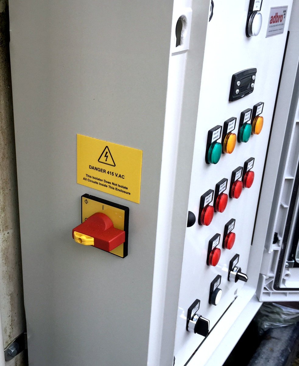 AdbroControls's tweet photo. Our panels are always finished to a high standard. Here's an example of one we designed and built for a client in the #Pharmaceutical Industry. #PanelBuild #SystemIntegrators #EngineeringUK https://t.co/gtwE3WKmle