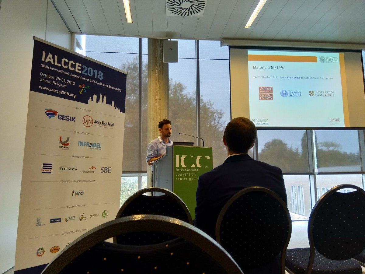 Very interesting talk by <a href="/KevPaine/">Kevin Paine</a> at #IALCCE on the latest results by the <a href="/Materials4Life/">RM4L</a> consortium